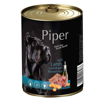 PIPER Αρνί, Καρότο & Καστανό Ρύζι 800gr