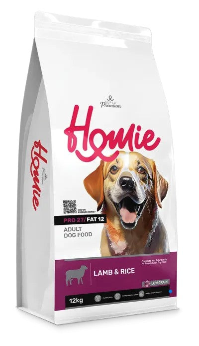 Homie Super Premium Dog Adult Sensitive Care Lamb & Rice Low Grain