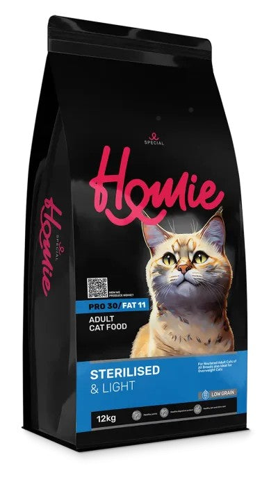Homie Super Premium Cat Adult Sterilised Chicken Low Grain
