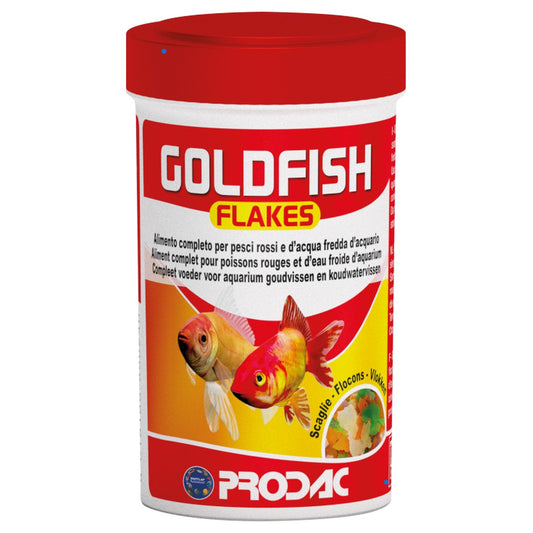 goldfish τροφή για χρυσόψαρα σε νιφάδες 100 γραμμάρια 