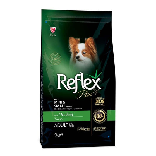 reflex ξηρά τροφή για μικρόσωμα σκυλιά με κοτόπουλο σε συσκευασία 3 κιλά